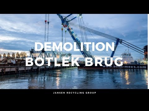 Demolition of the Botlekbrug