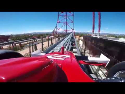 Red Force On Ride POV - Ferrari Land PortAventura World