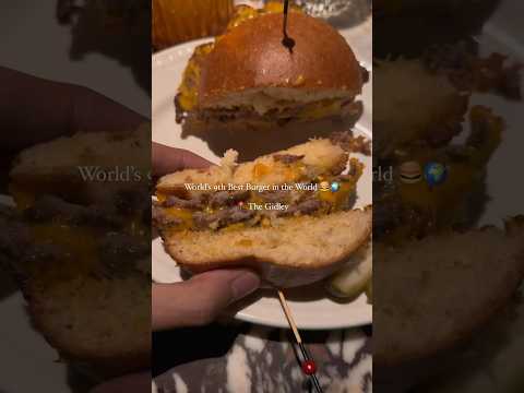World’s 9th Best Burger in the World 🍔🌍 | The Gidley #bestburger