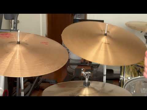 Paiste 18" 2002 Crash Cymbal 1974 - Black Label - Rare version with Big Beat hammering - VIDEO image 16