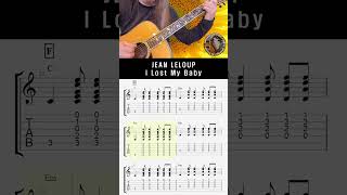 I Lost My Baby de Jean Leloup, tutoriel de guitare avec accords et tablature