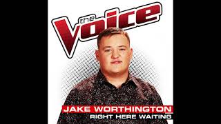 Jake Worthington | Right Here Waiting |  Studio Version | The Voice 6