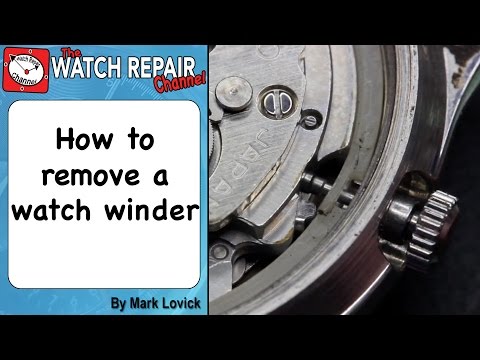 Watch repair tutorials