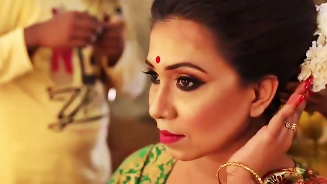 Indian Bridal Makeup Transformation - The Glamorous Makeover Studio & Academy