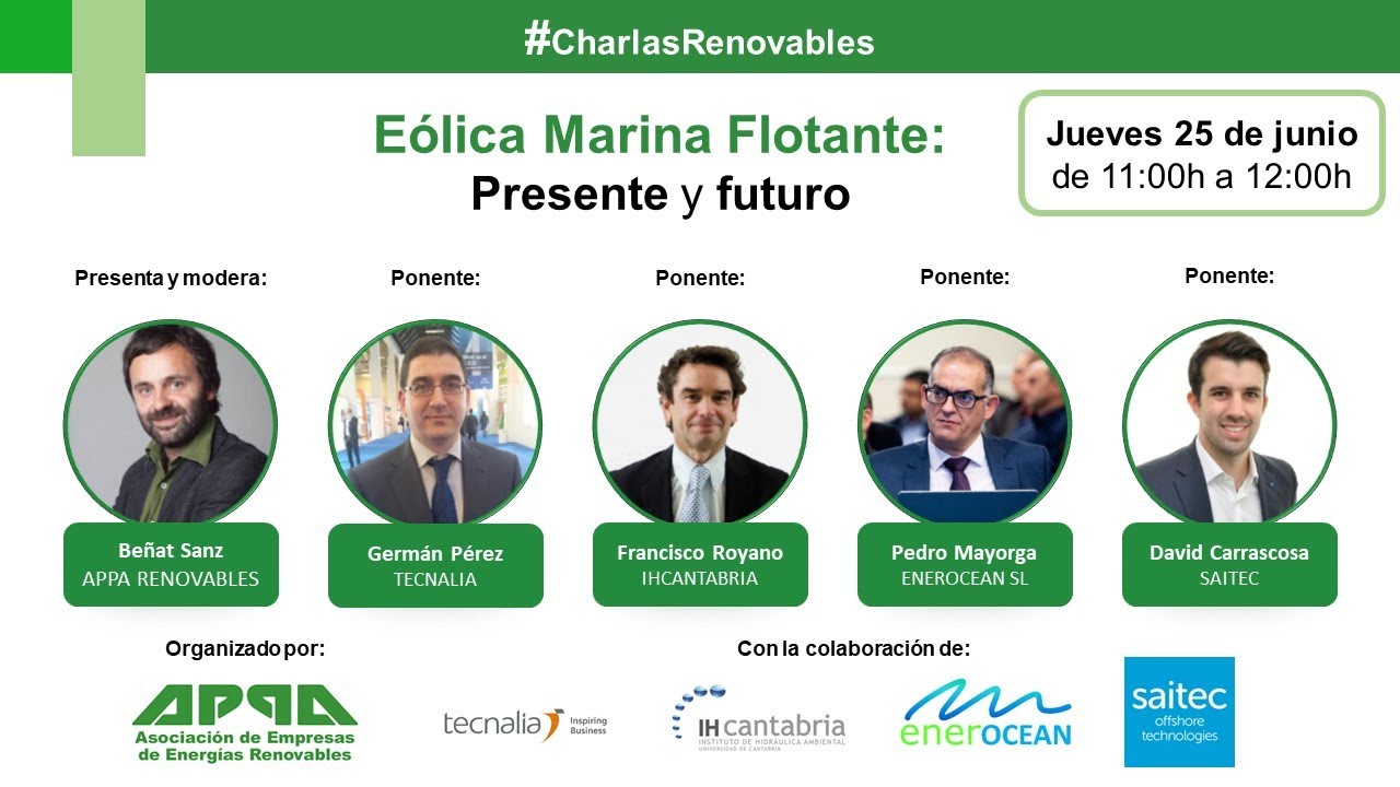 #WebinarsMarinos -  Eólica Marina Flotante
