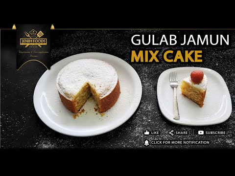 Gulab Jamun Mix cake | Cake using Gulab Jamun Mix |  Eggless Gulab Jamun Mix Cake