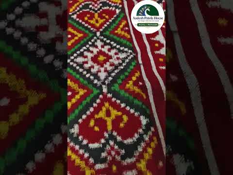 Blue Double ikat Duppta For Chaniya Choli Navratan motifs