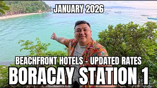 UPDATED BORACAY HOTEL RATES 2026 | Diniwid Beach & Station 1  Beachfront Walking Tour + Agoda Prices