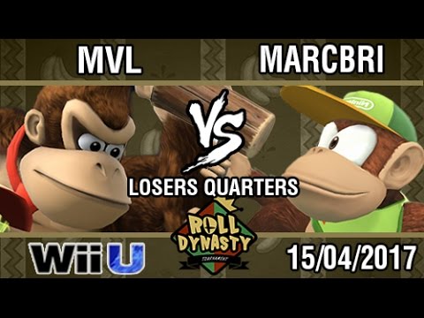 [Roll Dynasty Tournament] Top8 L. Quarters - MVL (Megaman, DK) vs Marcbri (Diddy)