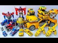 Transformers BUMBLEBEE & OPTIMUSPRIME Rise of the BEASTS: TRUCK, BUS, HELICOPTER, CRANE, SUPERHERO