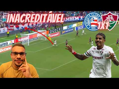 SERNA PERDEU GOL SEM GOLEIRO🔥BAHIA 1X1 FLUMINENSE : JOGÃO NA FONTE NOVA ! GOLS + ANÁLISE PÓS-JOGO