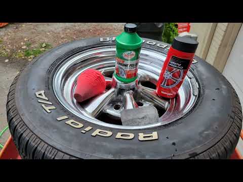 TURTLE WAX RUST REMOVER MOTHERS CHROME POLISH CRAGAR SS WHEELS POWERCONE POWERBALL 1979 THUNDERBIRD