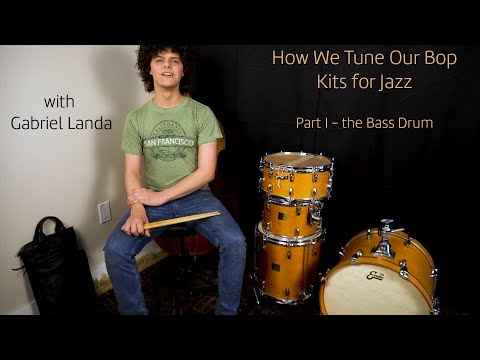 PART I | How We Tune Our Bop Drums for Jazz | The Bass Drum