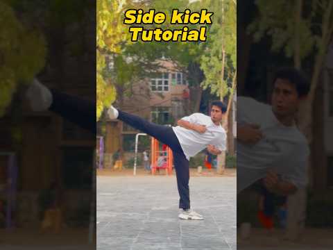 Knockout your opponent with side kick🔥