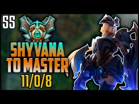 Shyvana To Master #55 - 11/0/8  vs. Gragas jungle (Full game)