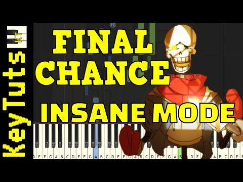 Learn to Play Final Chance by FlamesAtGames (Undertale AU) - Insane Mode