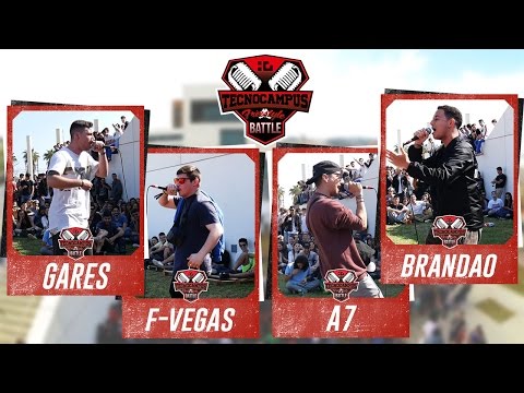 GARES y F-VEGAS vs A7 y BRANDAO - Semifinal - Batallas TecnoCampus Freestyle (OFICIAL)