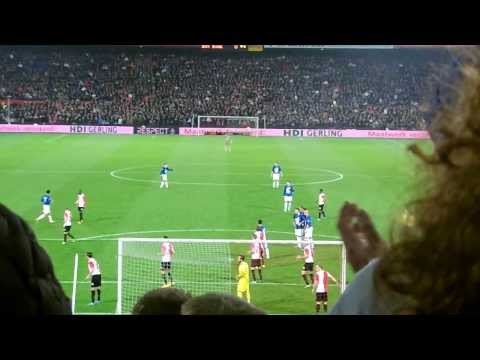 Feyenoord - HSV Hoek KNVB-Beker aanval Hoek