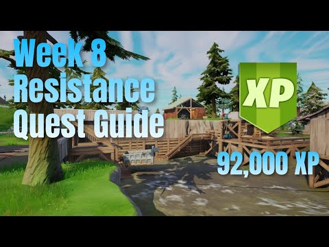 Fortnite Week 8 Resistance Quests Guide
