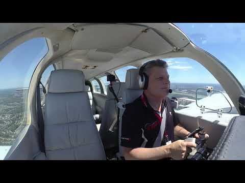 Perfect Morning Flight Over Lake Norman in a Beechcraft Baron 58.