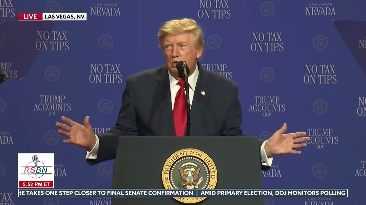 WATCH: President Trump Stresses the Importance of Keeping Democrats Out of Power - 08/05/26