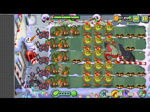 Plants vs. Zombies 2 pinata party January 2, 2016 || pinata party 1/2/2017