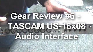 Video thumbnail for Gear Review #6 - Tascam US 16x08 Audio Interface by Axel Fuentes