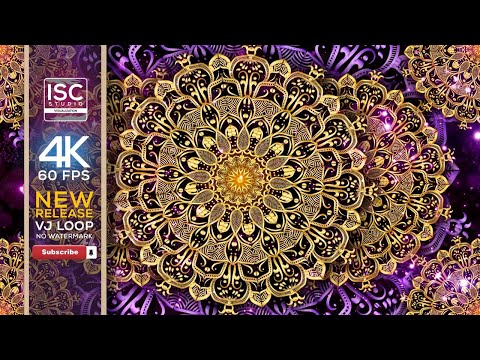 4K 60 FPS MANDALA LUXURY ANIMATION - NO WATERMARK