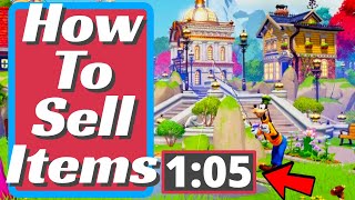 How To Sell Items In Disney Dreamlight Valley