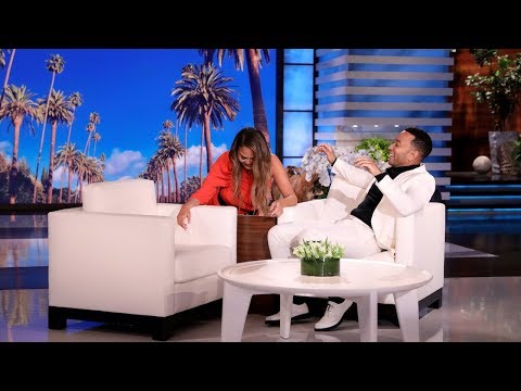 Chrissy Teigen Scares Guest Host John Legend