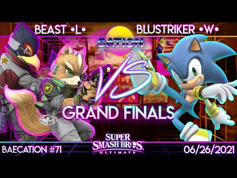 Baecation #71 - SSBU - NPT | Beast [L] (Fox, Falco) vs. NPT | BluStriker [W] (Sonic) - Grand Finals