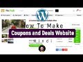 How To Create Coupons And Deals Website Complete Tutorial