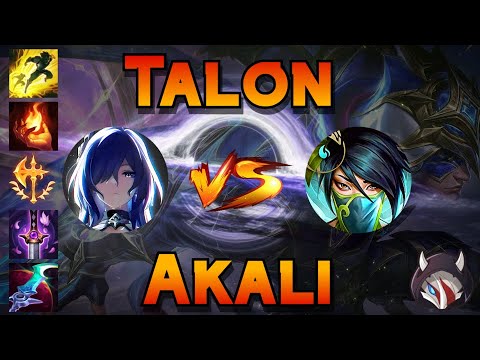 Talon vs Akali  | Talon Mid - GM