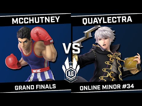 ILG Online Minor #34 - GRAND FINALS - McChutney (Marth/Little Mac) vs Quaylectra (Ridley/Robin)
