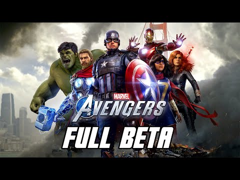MARVEL'S AVENGERS - Full Beta Gameplay Walkthrough (No Commentary, PS4 PRO)