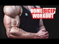 HOME BICEPS WORKOUT! (GROWTH TIPS!)