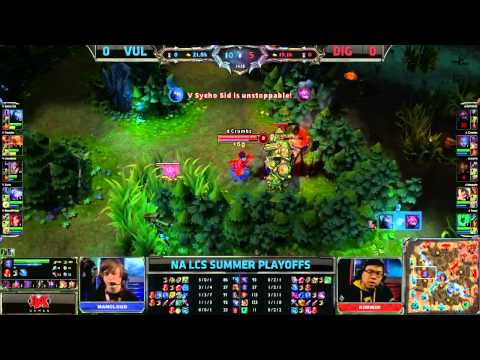 VUL vs DIG | Vulcun vs Dignitas Game 1 | 3rd place NA Regional PlayOffs PAX 2013 | Full game HD