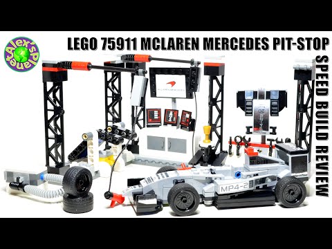 Vidéo LEGO Speed Champions 75911 : L'arrêt au stand McLaren Mercedes