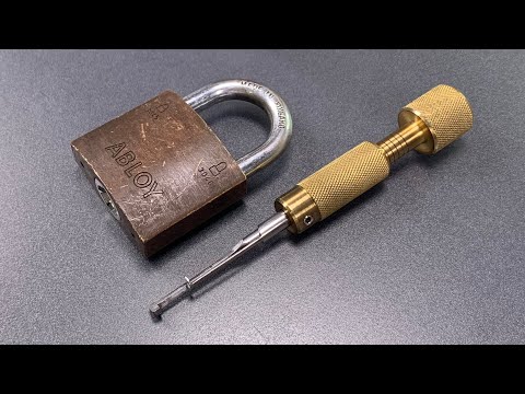 [922] Abloy Model 3045 Padlock Picked and Gutted