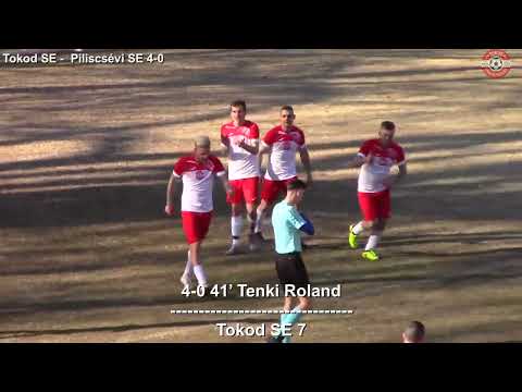 Tenki Roland 1. gólja - Tokod SE -  Piliscsévi SE 9-1 (4-0)