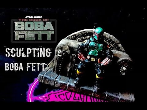 SCULPTING | BOBA FETT WITH THRONE | THE BOOK OF BOBA FETT | POLYMER CLAY | #THEBOOKOFBOBAFETT