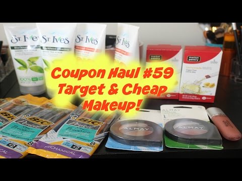 Coupon Haul #59- Target Cartwheel Deals & Cheap Makeup!
