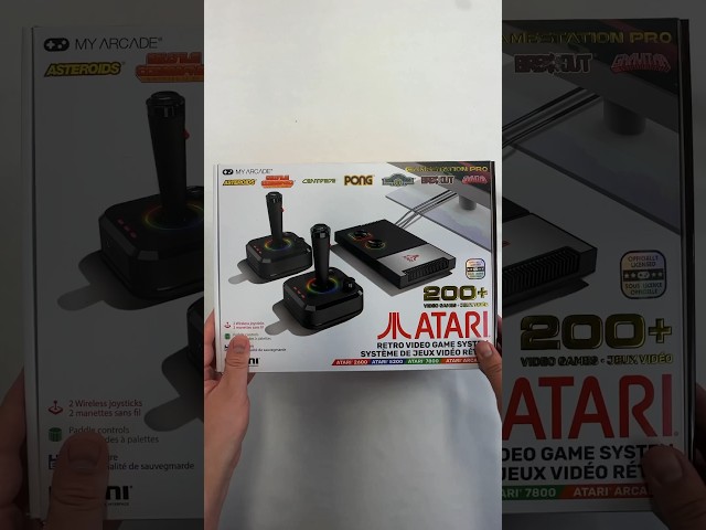 Vídeo relacionado con MY ARCADE Atari Gamestation PRO, con 200 juegos incluidos