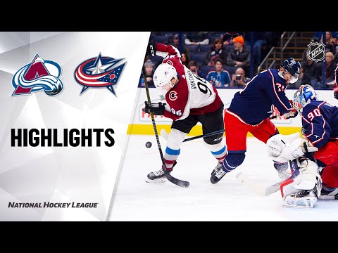 NHL Highlights | Avalanche @ Blue Jackets 2/8/20