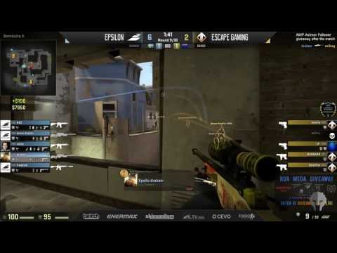 Epsilon draken Gets a Sick AWP Ace | CS:GO GAMEPLAY HIGHLIGHT