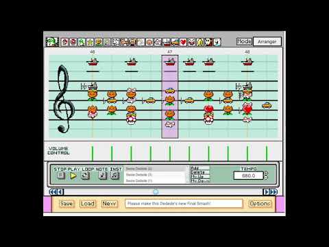 Mario Paint | Macho of Dedede - Kirby Star Allies