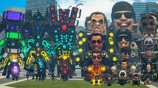 SKIBIDI TOILET BOSS FIGHT – TITAN CAMERAMAN, TV MAN & SPEAKERMAN VS ALL BOSSES IN GARRY’S MOD!