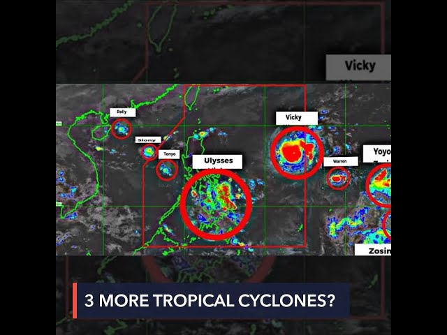 FALSE: 3 more tropical cyclones entering, near PAR