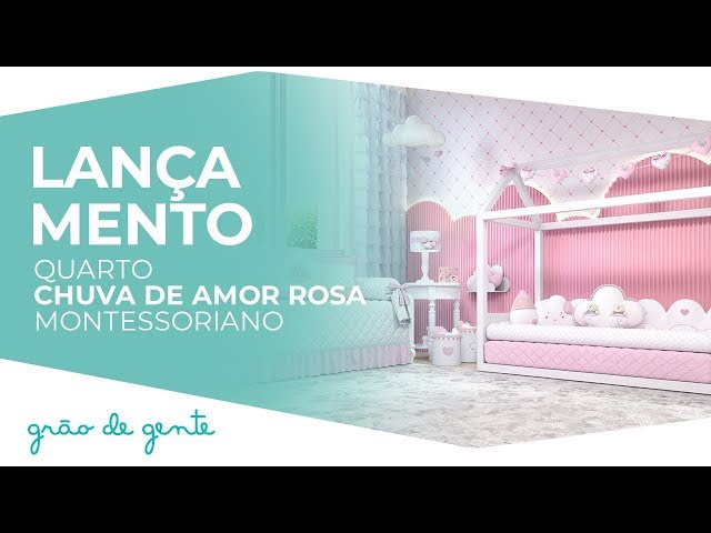 Quarto de Bebê Montessoriano Chuva de Amor - Grão de Gente