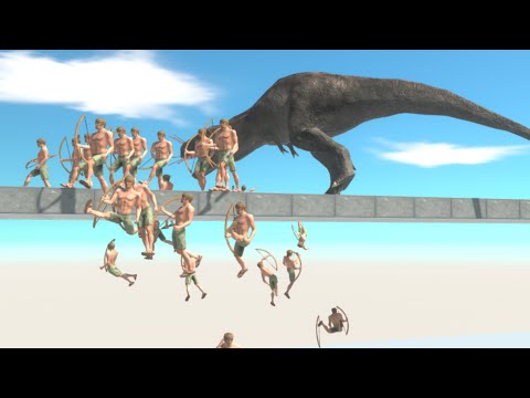 SKY BRIDGE 20x ARCHERS vs EVERY UNIT - Animal Revolt Battle Simulator